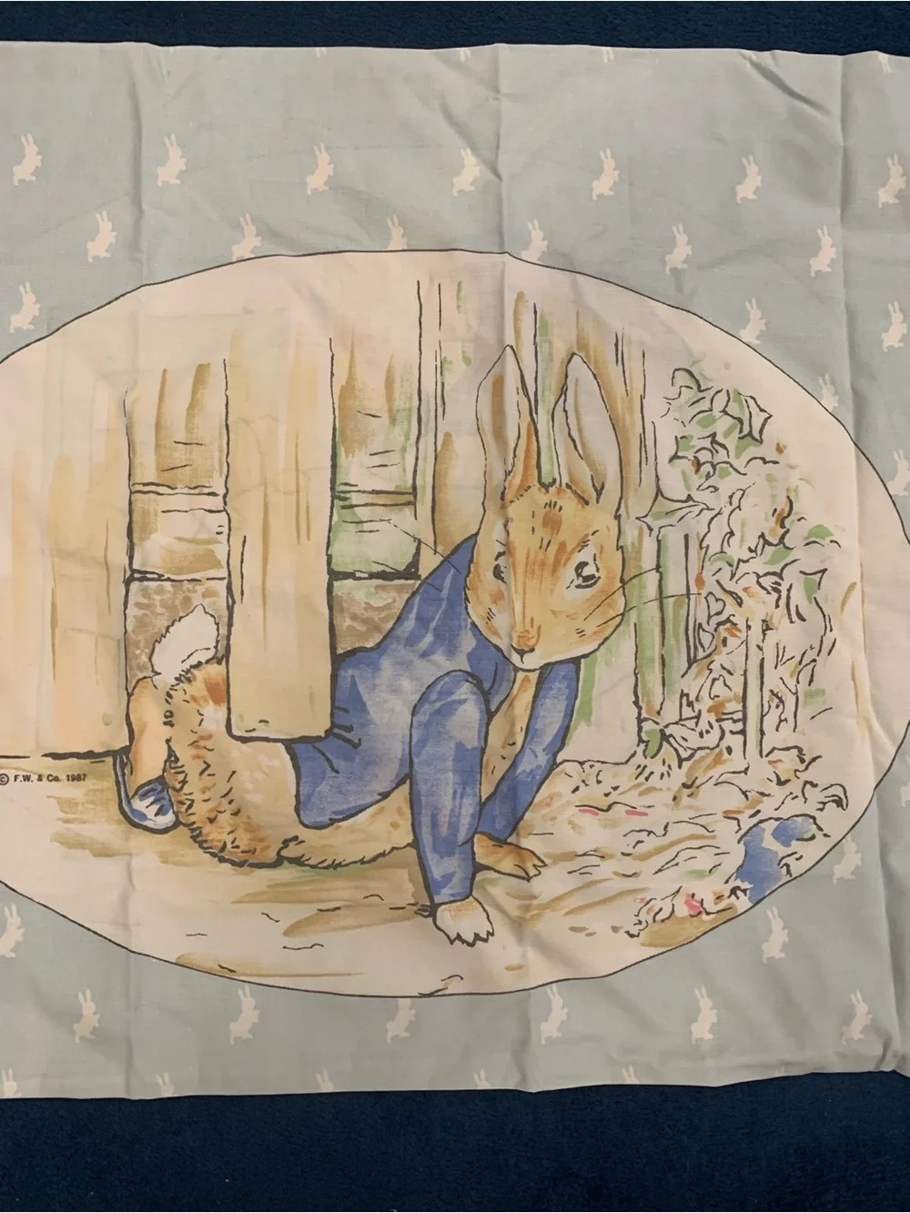 Vintage Beatrix Potter Size Twin Comforter and 4 pillowcases